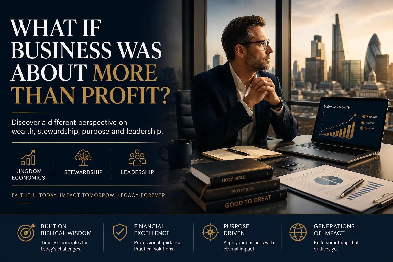 Kingdom Economics, biblical stewardship and leadership for purpose-driven business owners and entrepreneurs