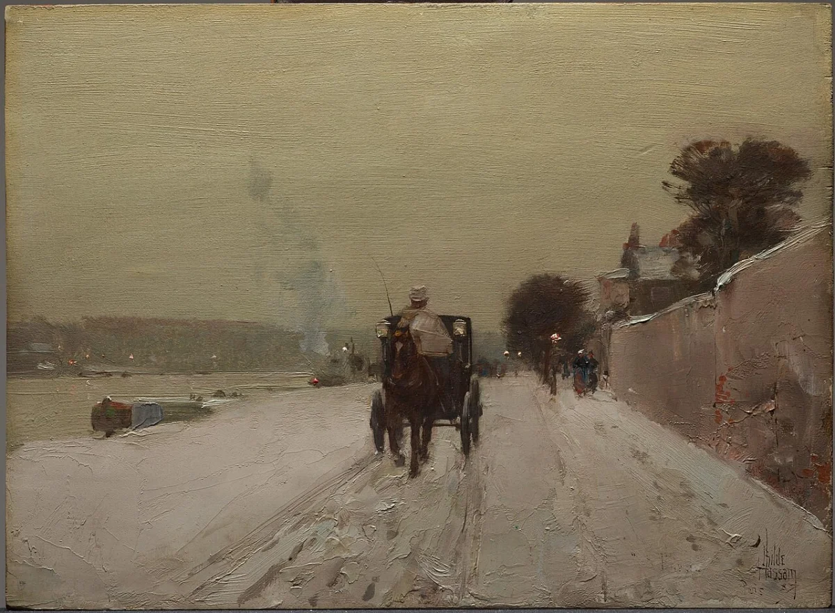 Along the Seine, Winter