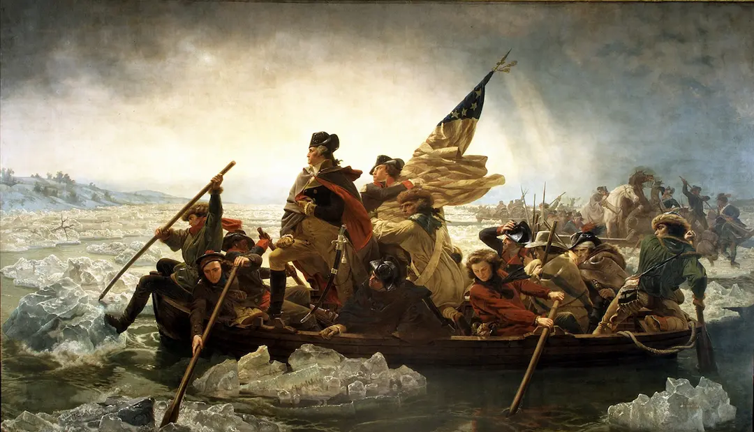 Washington Crossing the Delaware 1851