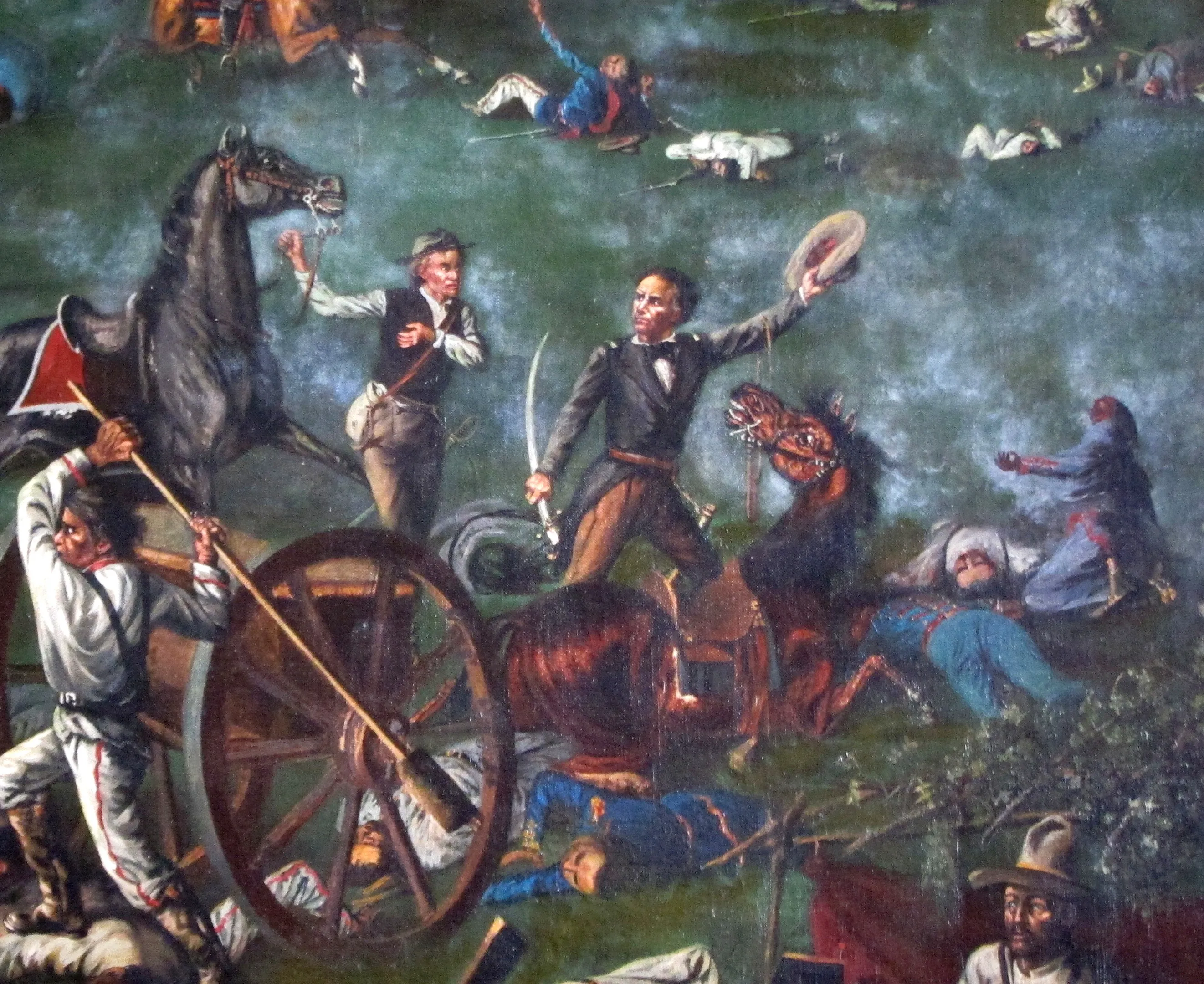 Sam Houston at the Battle of San Jacinto