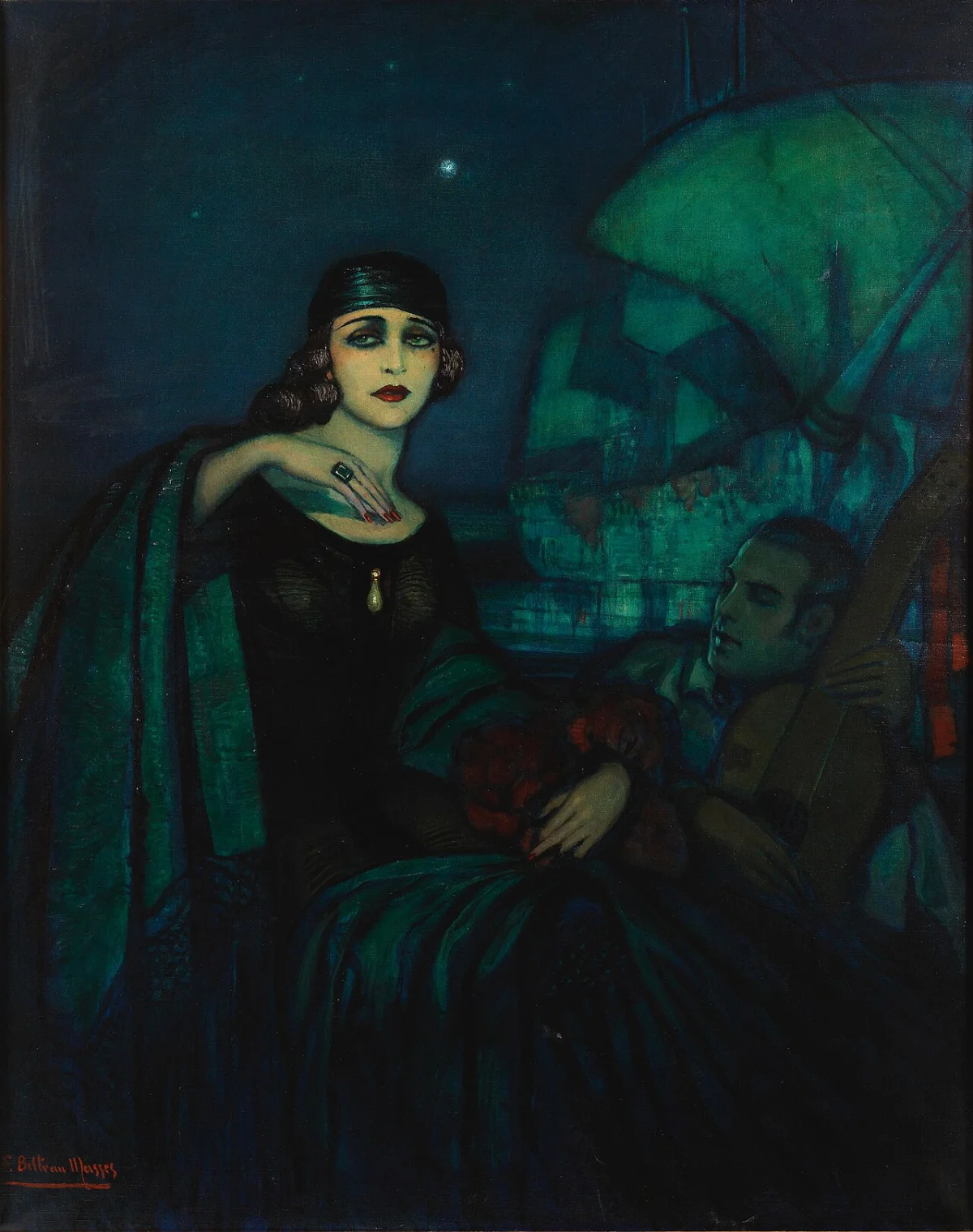 Pola Negri and Rudolph Valentino
