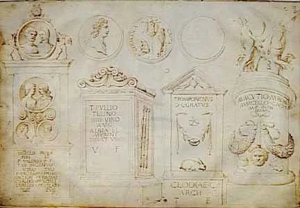 Album del Louvre, epigrafi e monete