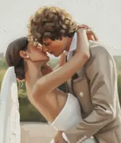 Wedding Portraits From Photos GFM Painting
