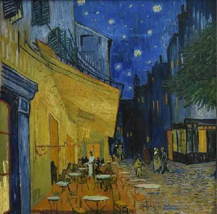 Café Terrace at Night by Vincent van Gogh – famous night café scene in Arles