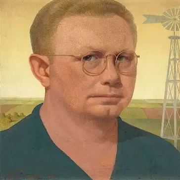 Buy Grant Wood Hand Painted Oil Painting Reproductions For Sale Canvas Art