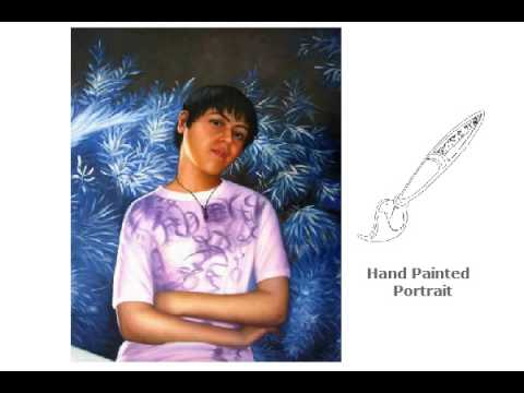 GFM Painting, Portrait Artist Turns Photo To Painting