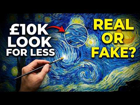 Art reproduction process showing GFM Painting artists meticulously recreating a famous painting from composition to final brushstroke