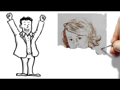 Portrait process showing GFM Painting artists transforming a photograph into a hand-painted oil portrait with fine artistic detail