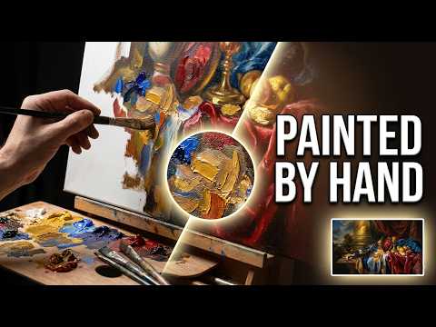 GFM Painting, How Is This Even Made? Hand-Painted Oil Painting Reproduction Process