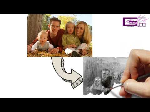 GFM Painting, Oil Portraits From Photos