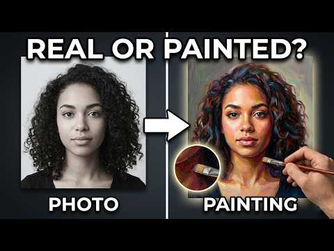 GFM Painting, Portrait Artist Turns Photo To Painting