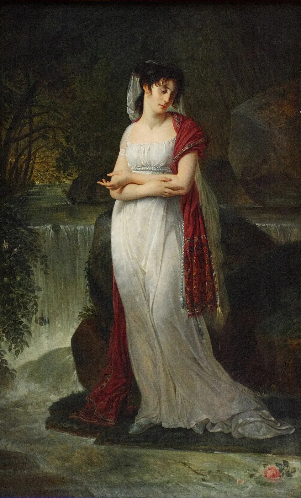 Buy Antoine-Jean Gros Portrait of Christine Boyer Oil Painting - Hand Painted Reproduction