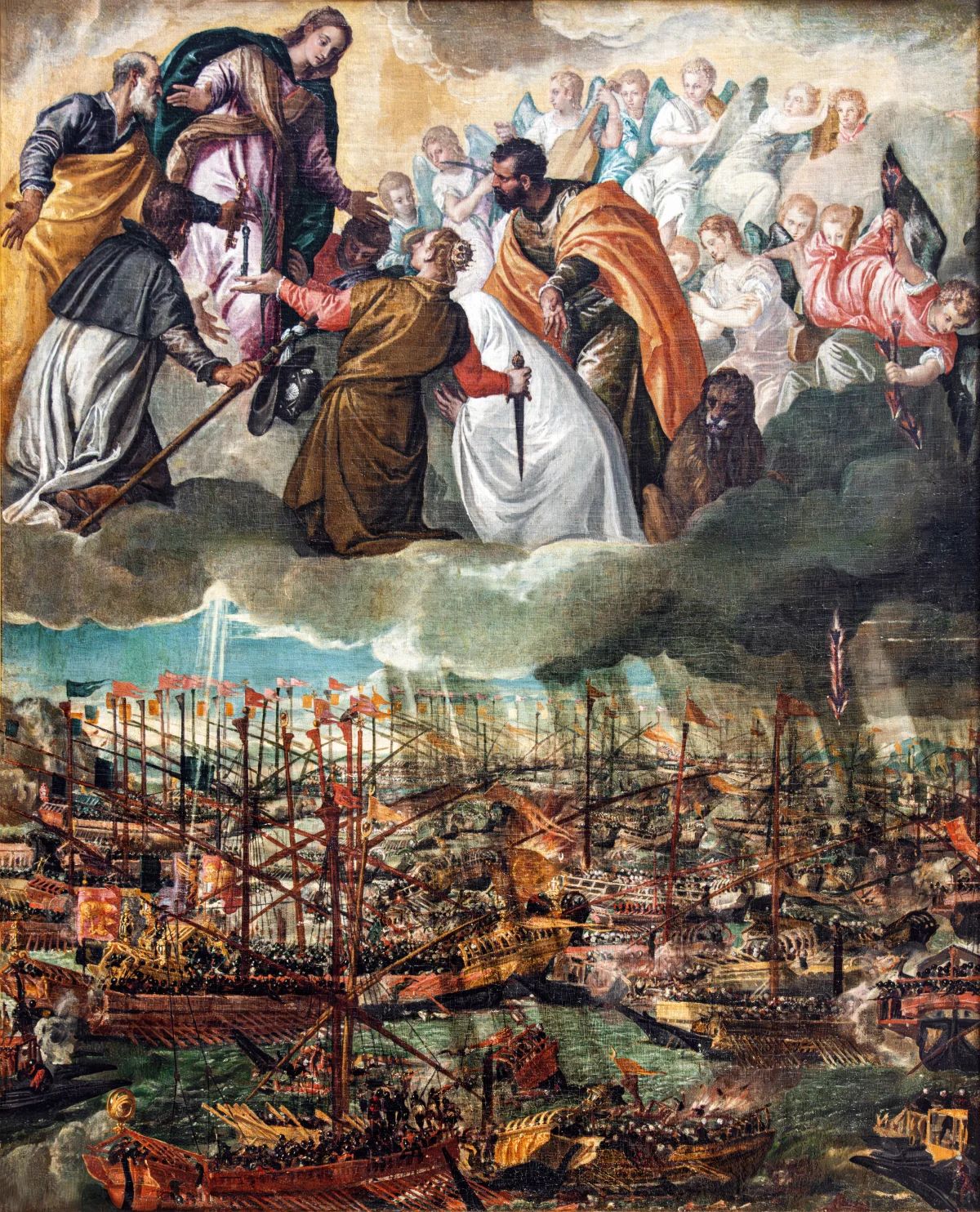Buy Paolo Veronese Allegory of the Battle of Lepanto Oil Painting - Hand Painted Reproduction