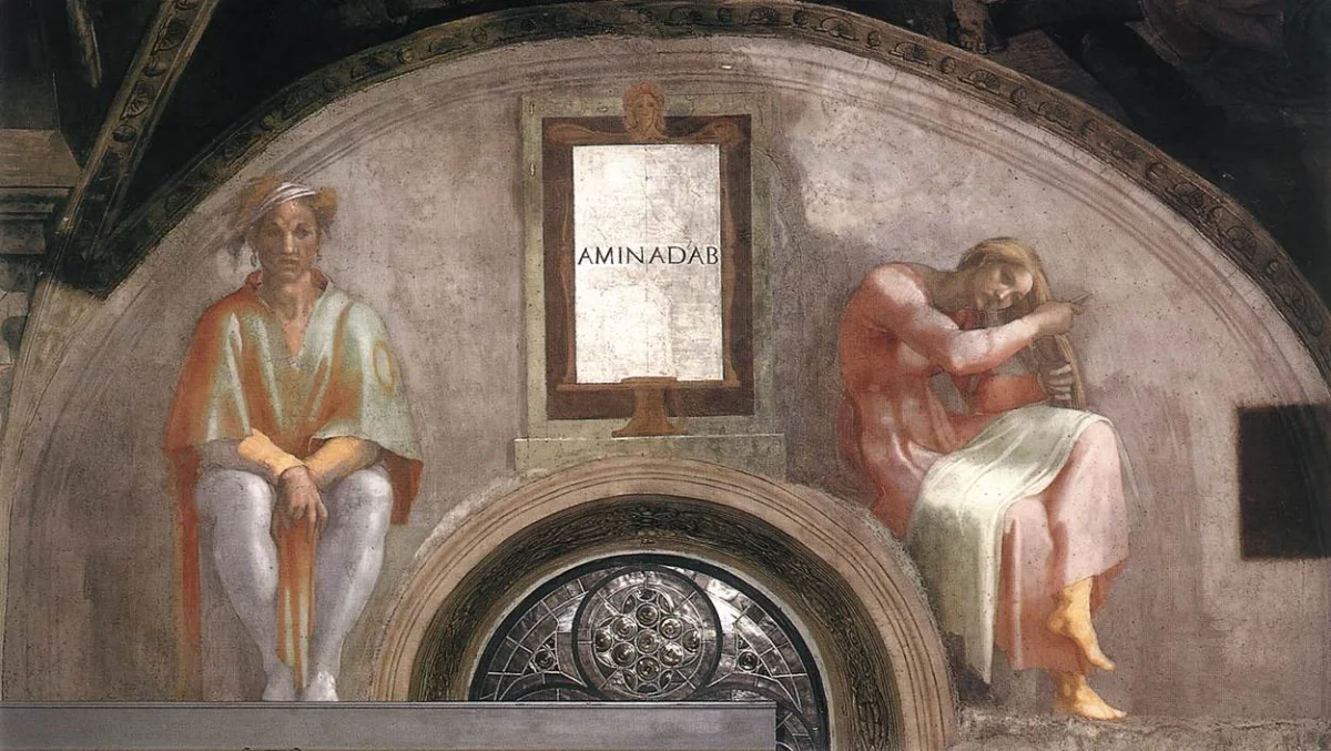 Buy Michelangelo Buonarroti Aminadab Oil Painting - Hand Painted Reproduction