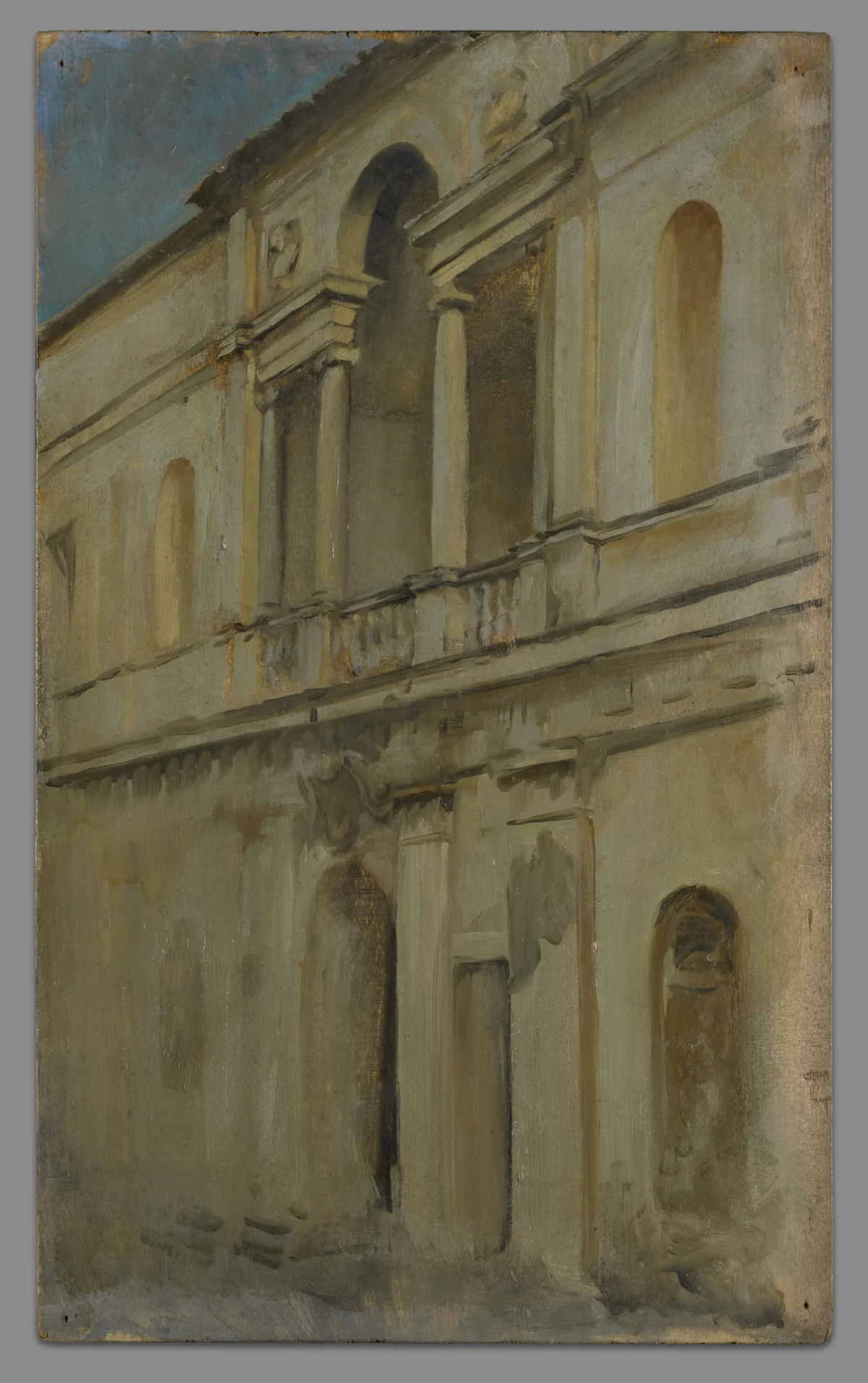 Buy Edwin Austin Abbey Architectural study Oil Painting - Hand Painted Reproduction