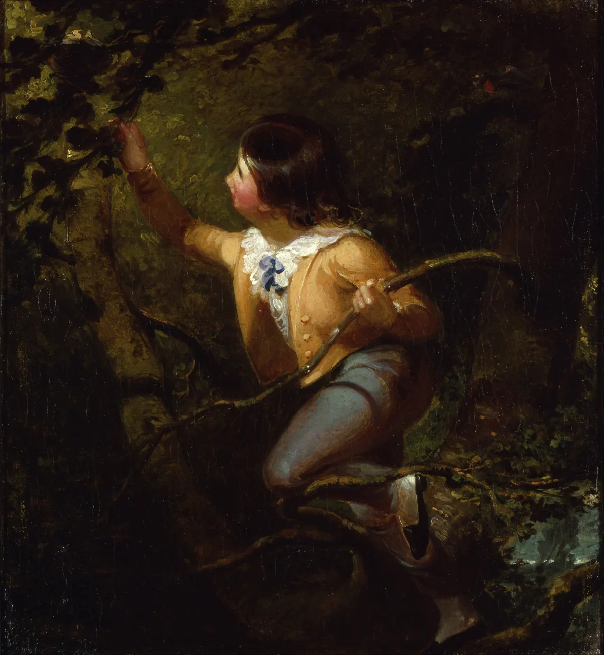 Buy Emanuel Gottlieb Leutze Bird Nesting Oil Painting - Hand Painted Reproduction