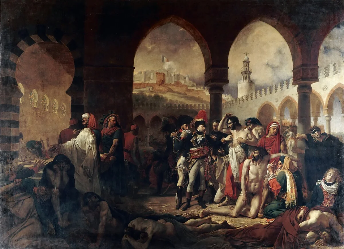 Buy Antoine-Jean Gros Bonaparte Visiting the Plague Victims of Jaffa Oil Painting - Hand Painted Reproduction