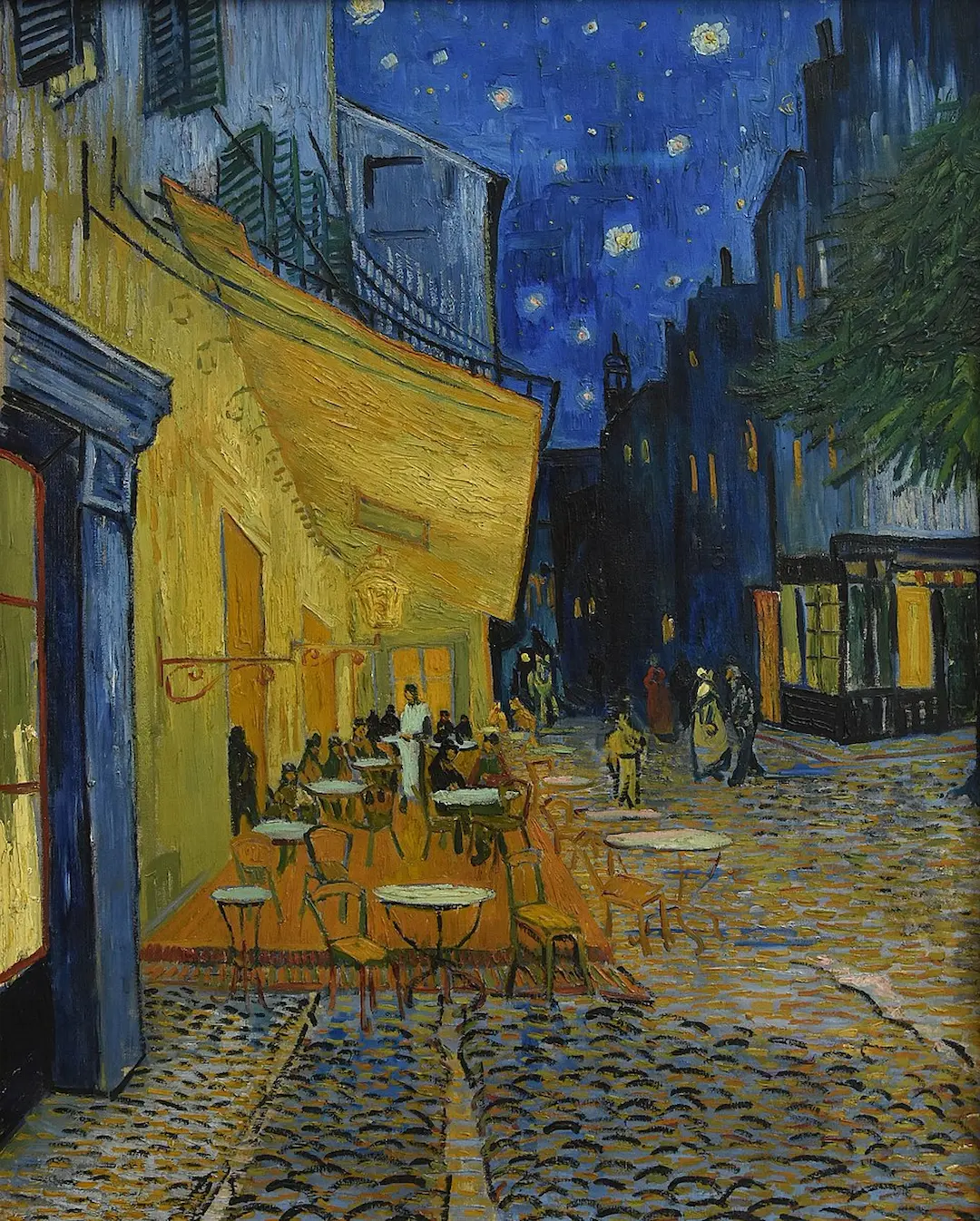 Buy Vincent Van Gogh Cafe Terrace on the Place du Forum Oil Painting - Hand Painted Reproduction