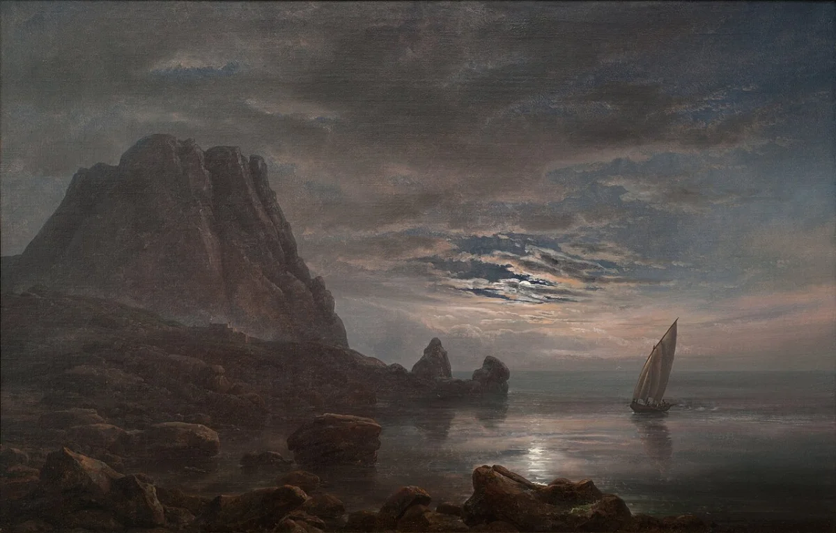 Buy John William Godward Coast Of Capri Oil Painting - Hand Painted Reproduction