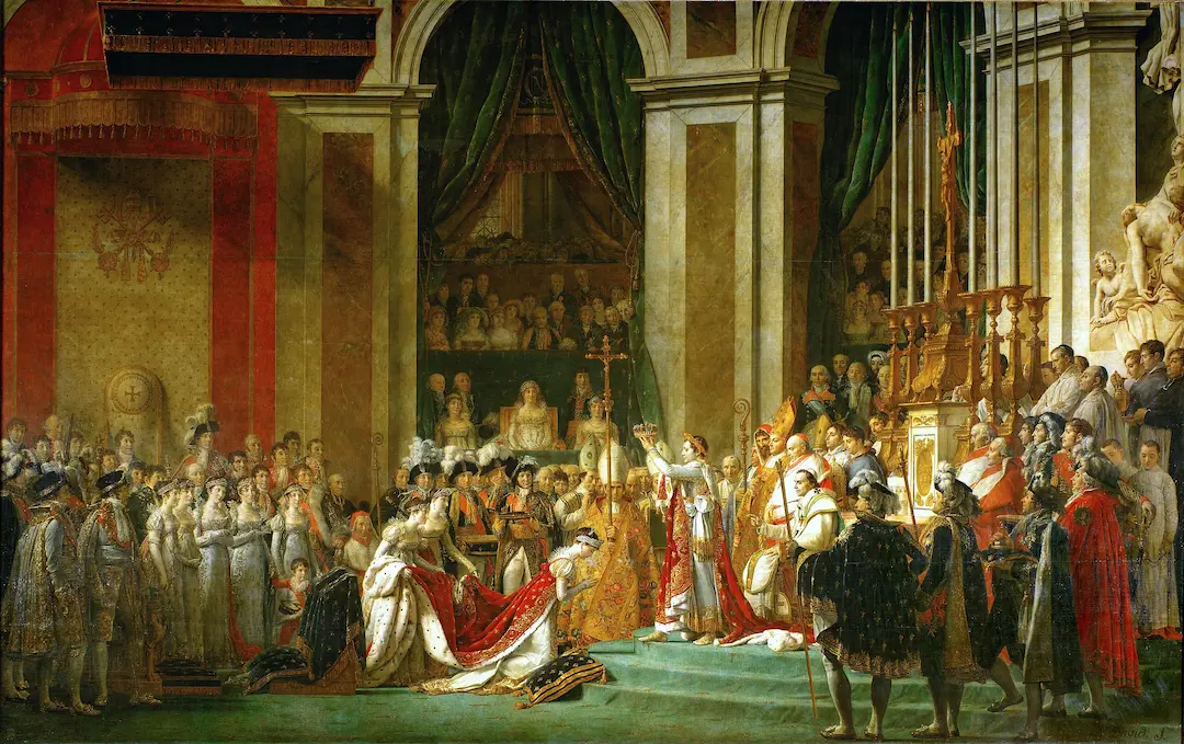 Buy Jacques Louis David Consecration of the Emperor Napoleon I and Coronation of the Empress Josephine 1805-07 Oil Painting - Hand Painted Reproduction
