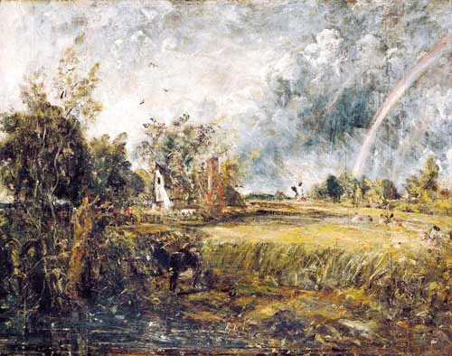 Buy John Constable Cottage at East Bergholt Oil Painting - Hand Painted Reproduction