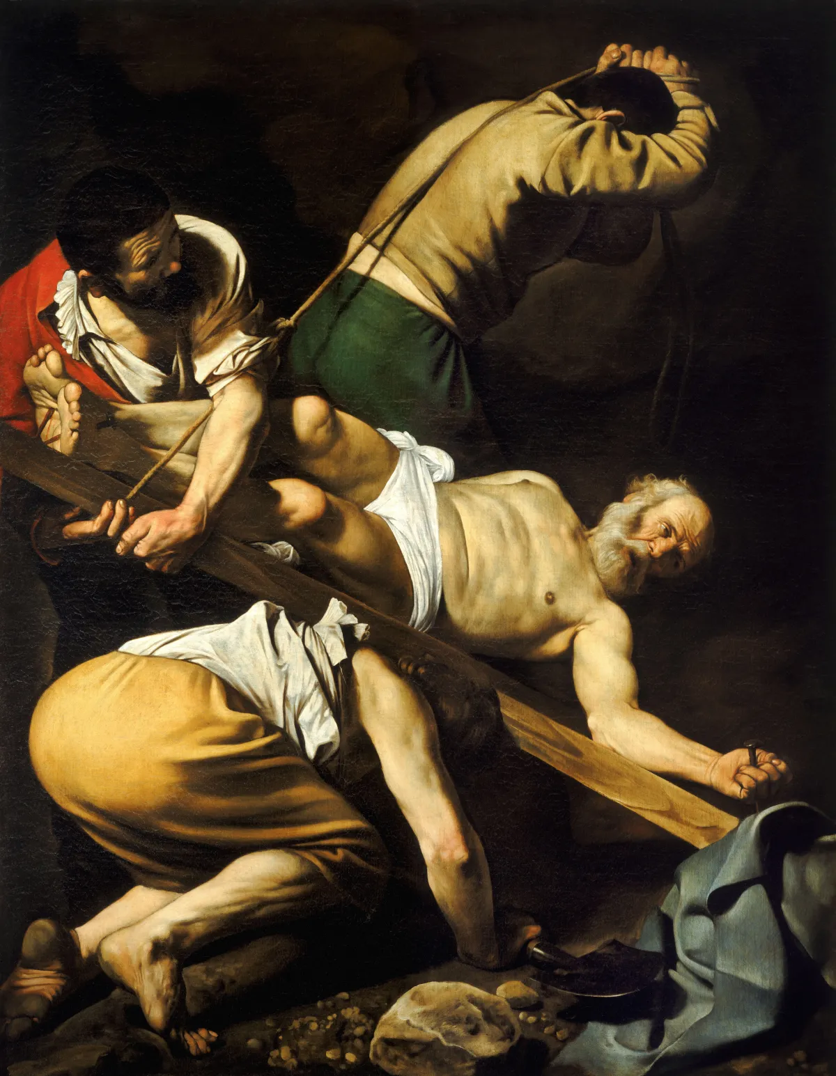 Buy Caravaggio  Crucifixion of Saint Peter Oil Painting - Hand Painted Reproduction