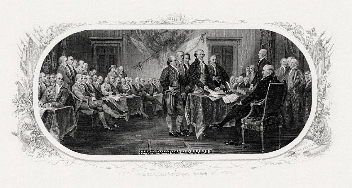 Buy John Trumbull Declaration of Independence Oil Painting - Hand Painted Reproduction