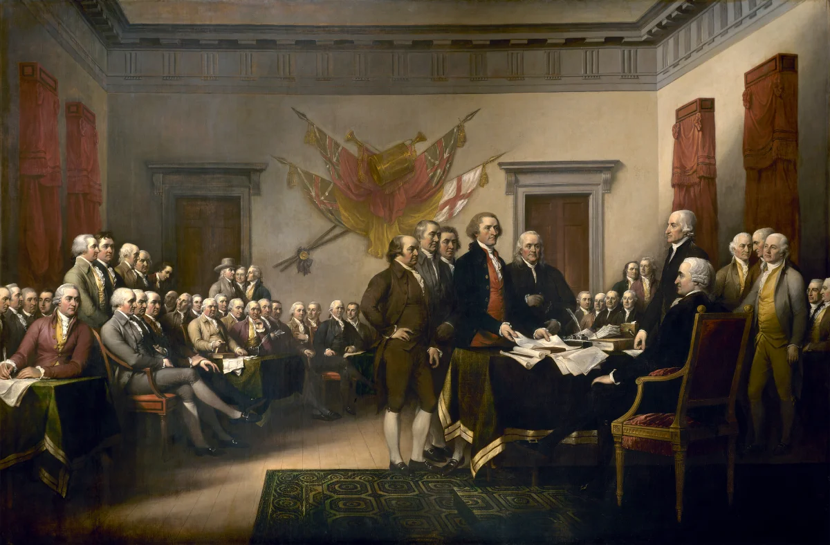 Buy John Trumbull Declaration of Independence Oil Painting - Hand Painted Reproduction