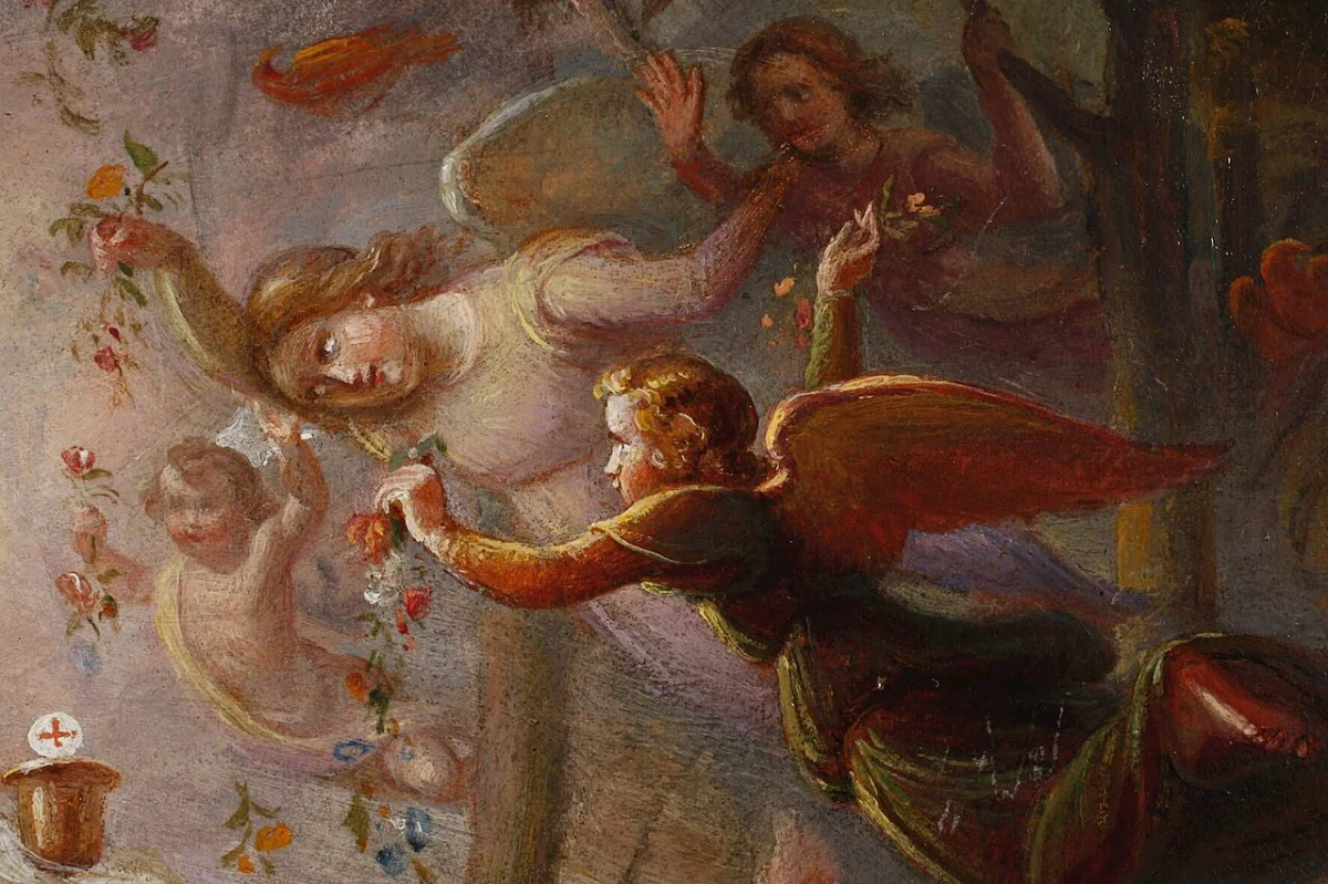 Buy Carl Christian Vogel von Vogelstein Divina Commedia, Purgatorio, Canto Xxx Oil Painting - Hand Painted Reproduction