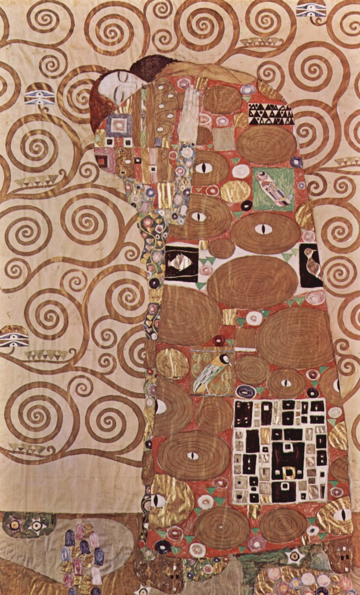 Buy Gustav Klimt Fulfillment Oil Painting - Hand Painted Reproduction