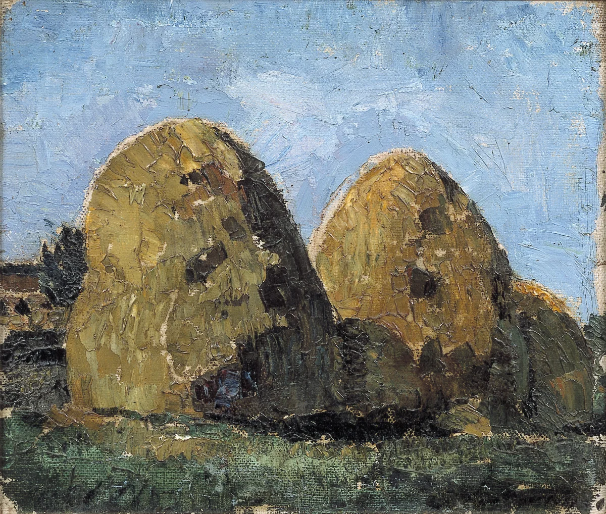 Buy Claude Monet Haystacks Oil Painting - Hand Painted Reproduction