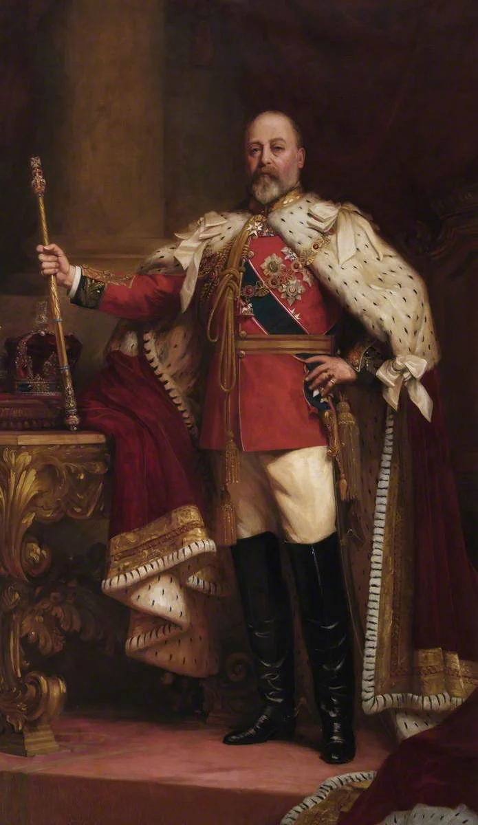Buy Samuel Luke Fildes Hm King Edward Vii, Protector Of The Craft  Oil Painting - Hand Painted Reproduction