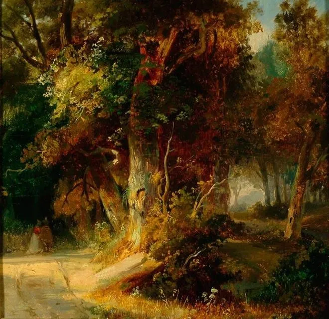 Buy William Holbrook Beard In the Forest Oil Painting - Hand Painted Reproduction