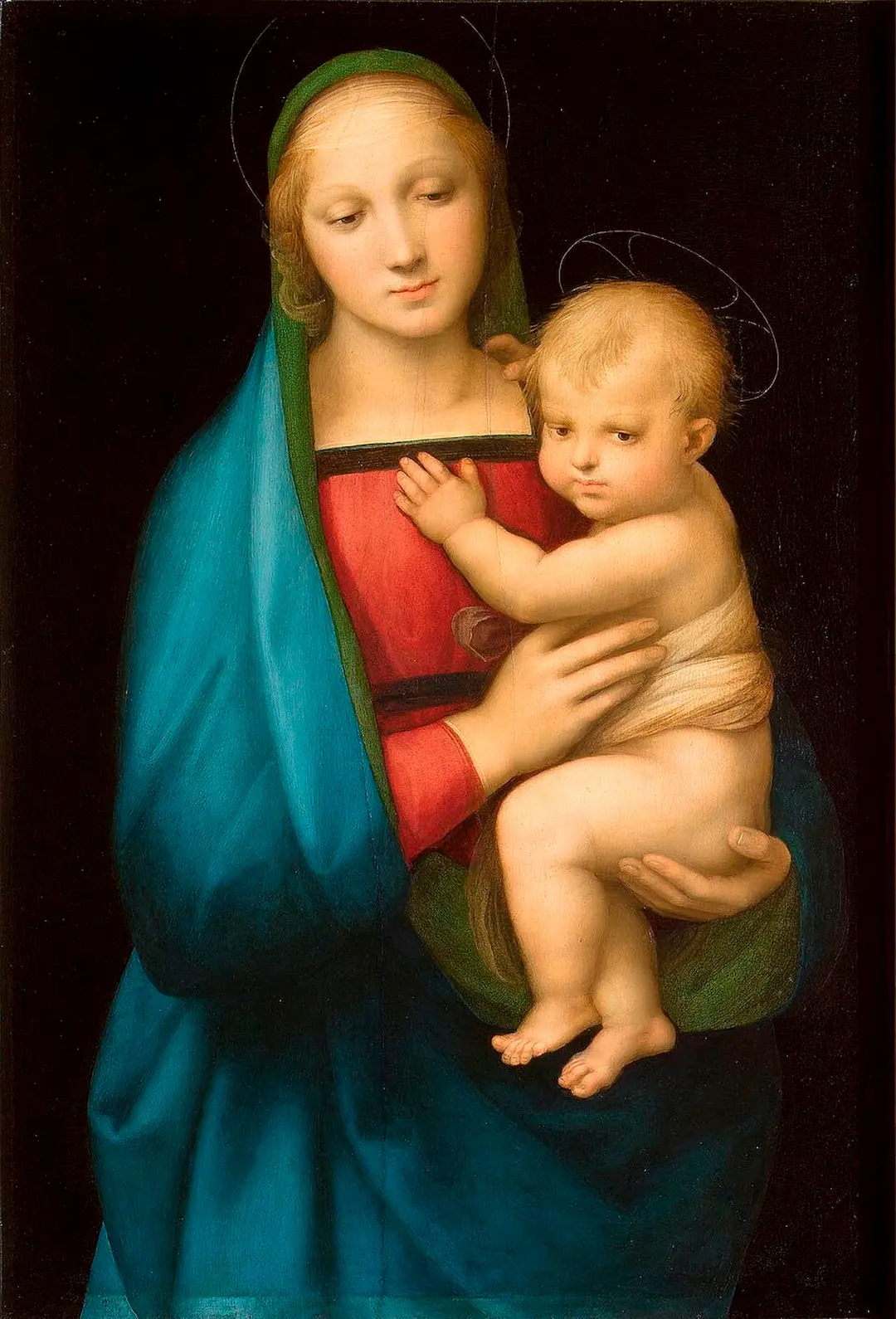 Buy Raffaello Sanzio Madonna & Child (Madonna del Granduca) 1505 Oil Painting - Hand Painted Reproduction