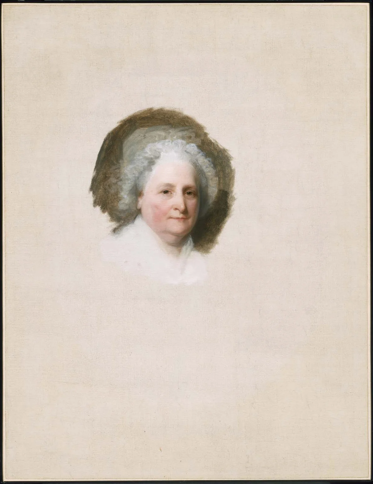 Buy Rembrandt Peale Martha Washington Oil Painting - Hand Painted Reproduction