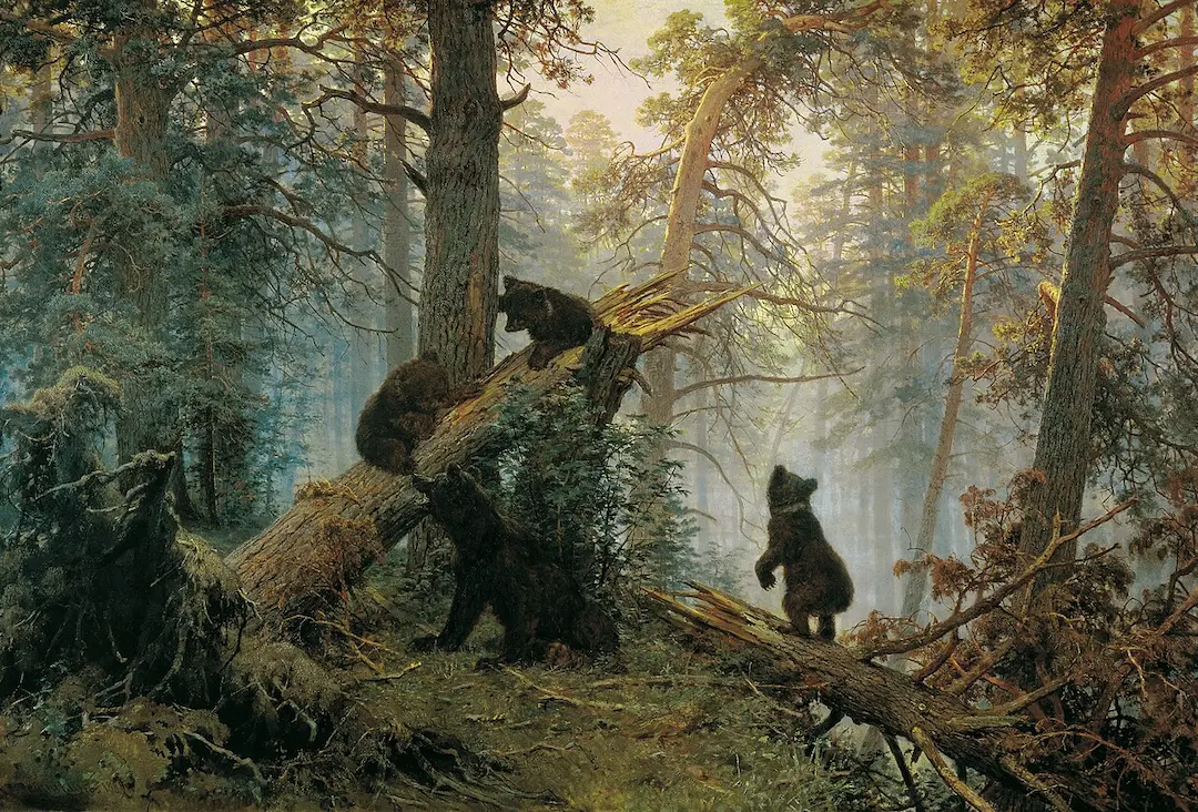 Buy Ivan Shishkin Morning in the Pine-tree Forest Oil Painting - Hand Painted Reproduction