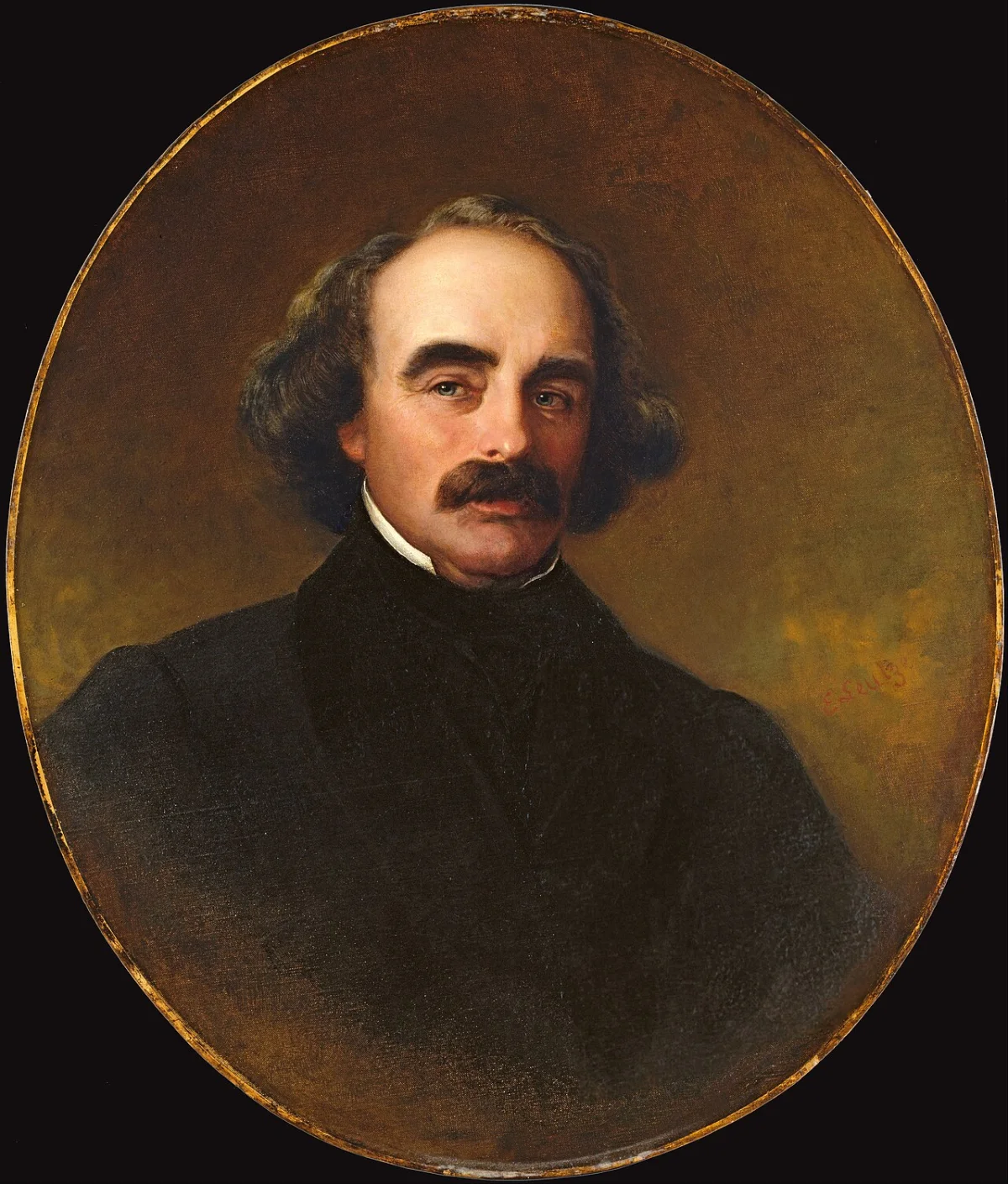 Buy Emanuel Gottlieb Leutze Nathaniel Hawthorne Oil Painting - Hand Painted Reproduction