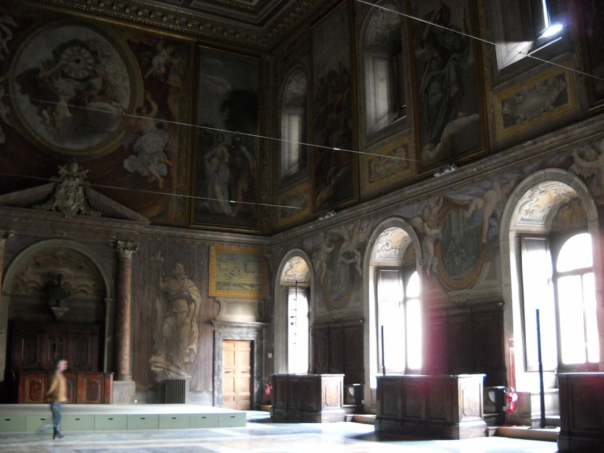 Buy Donato Bramante Palazzo della Cancelleria Oil Painting - Hand Painted Reproduction