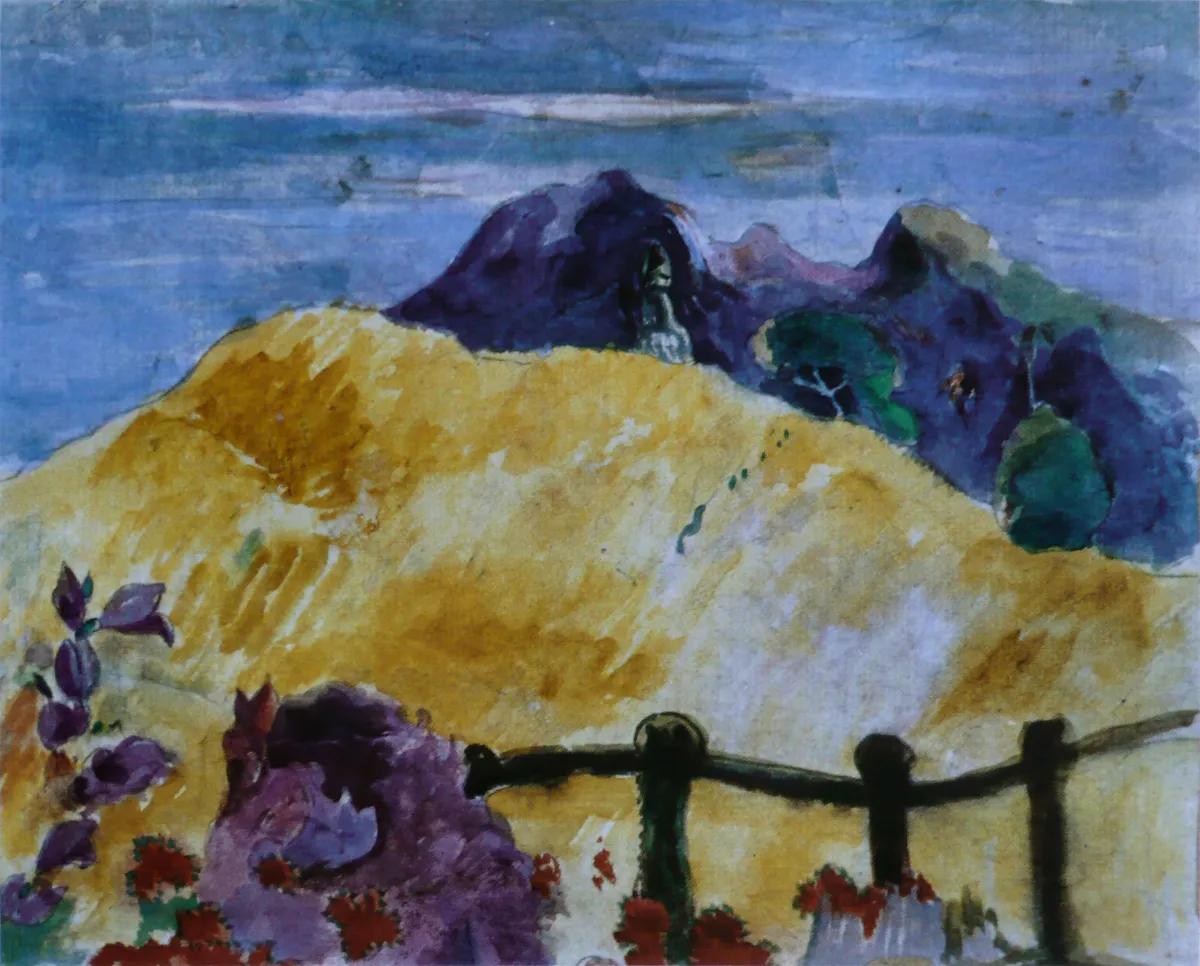 Buy Paul Gauguin Parahi te marae Oil Painting - Hand Painted Reproduction