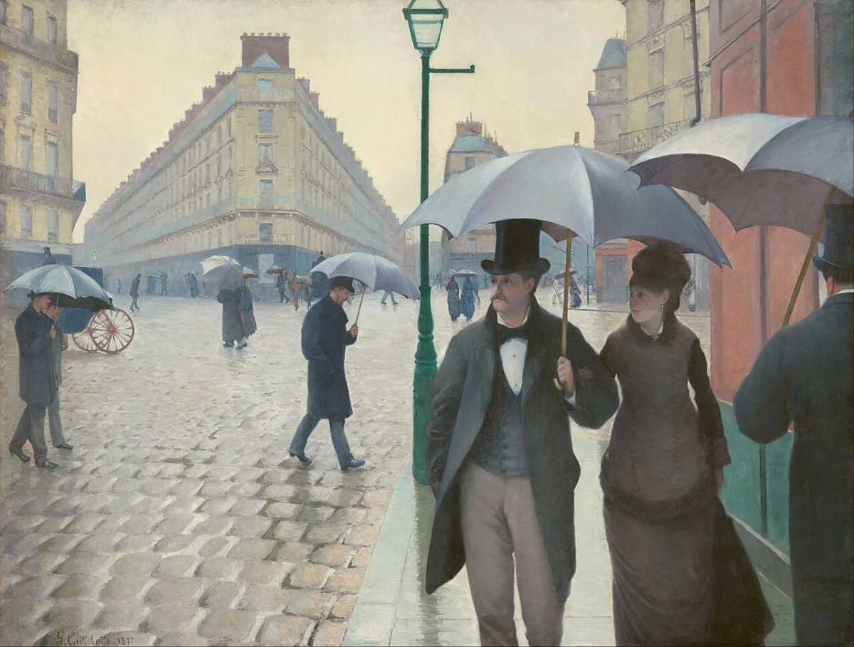 Buy Gustave Caillebotte Paris Street; Rainy Day Oil Painting - Hand Painted Reproduction