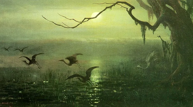 Buy William Holbrook Beard Phantom Crane Oil Painting - Hand Painted Reproduction