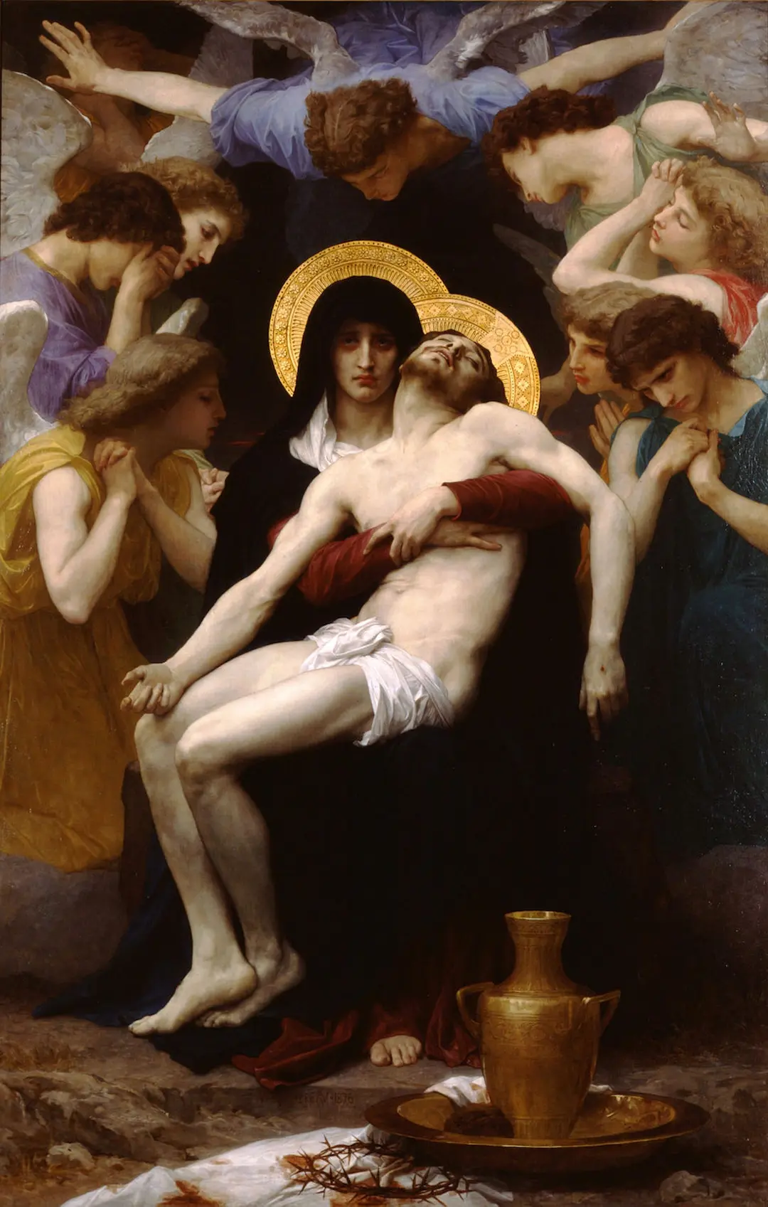 Buy William-Adolphe Bouguereau Pieta Oil Painting - Hand Painted Reproduction
