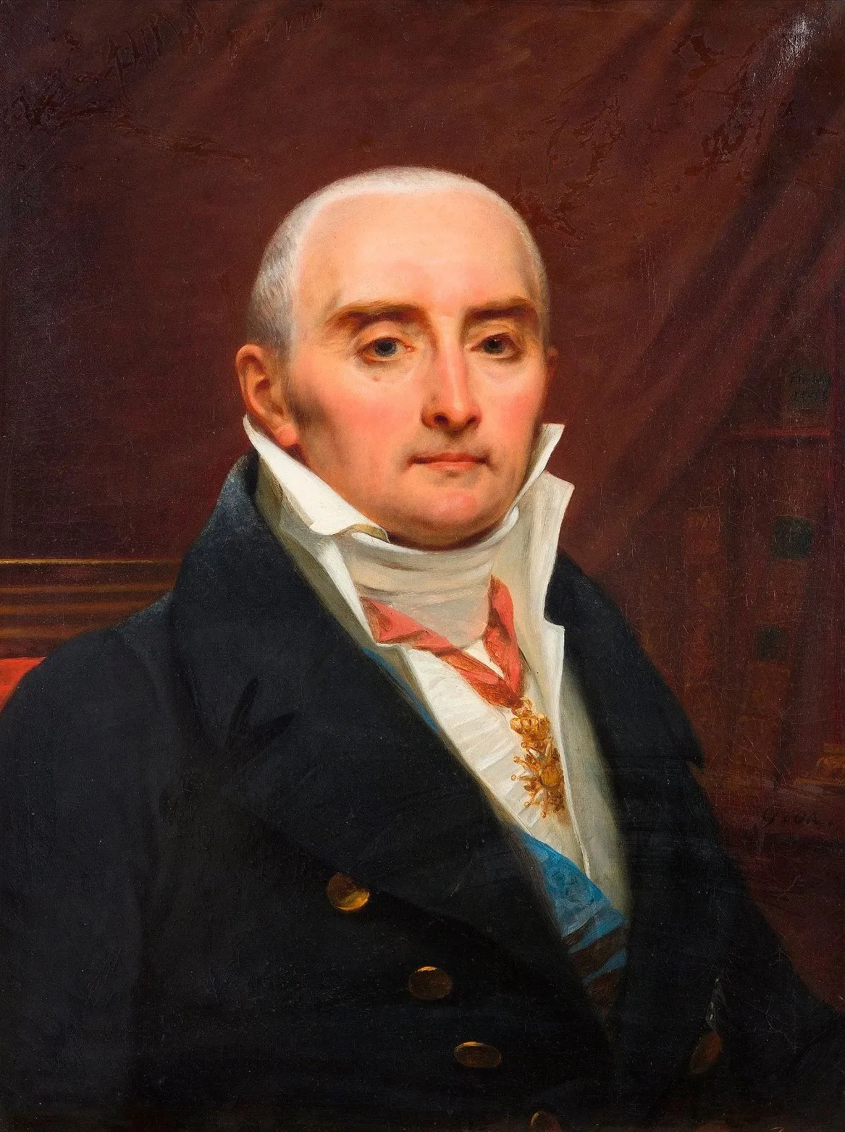 Buy Antoine-Jean Gros Portrait of Antoine Roy, comte Roy Oil Painting - Hand Painted Reproduction