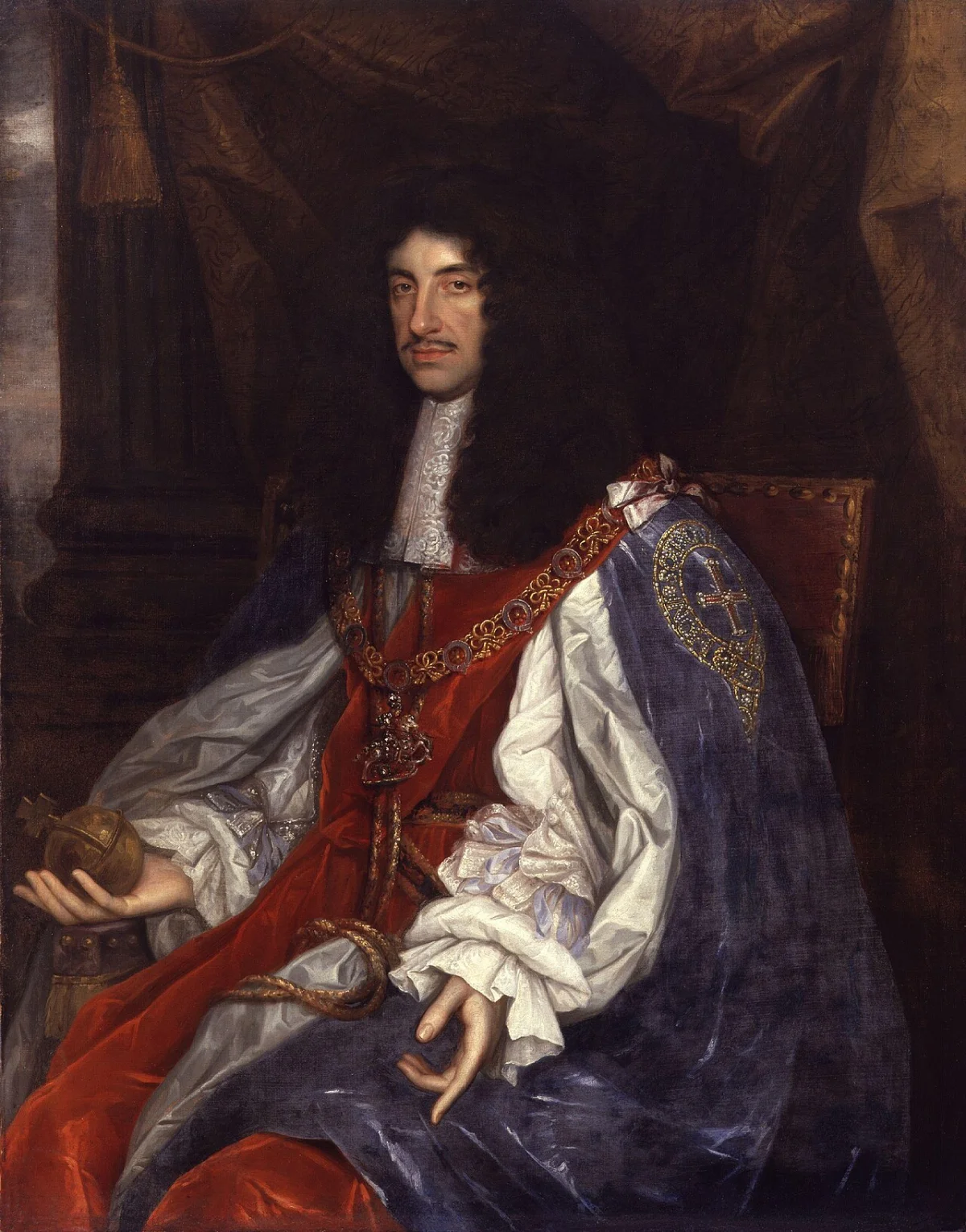 Buy Claudio Coello Portrait of Charles II Oil Painting - Hand Painted Reproduction