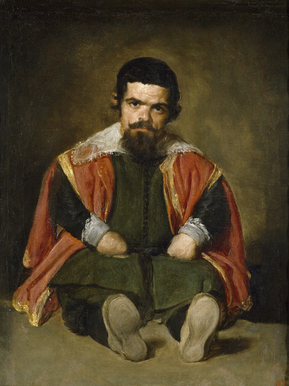 Buy Diego Rodriguez de Silva y Velazquez Portrait of Sebastián de Morra Oil Painting - Hand Painted Reproduction