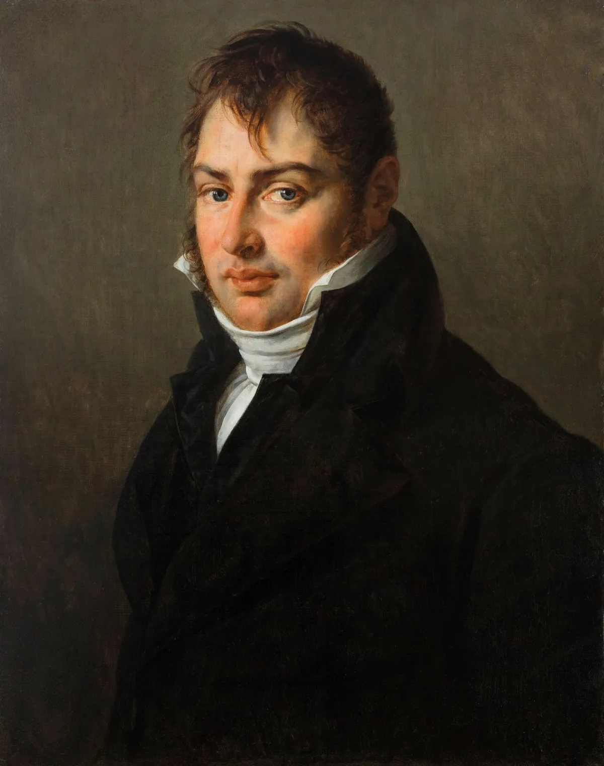 Buy Antoine-Jean Gros Presumed portrait of Jean Vasserot Oil Painting - Hand Painted Reproduction