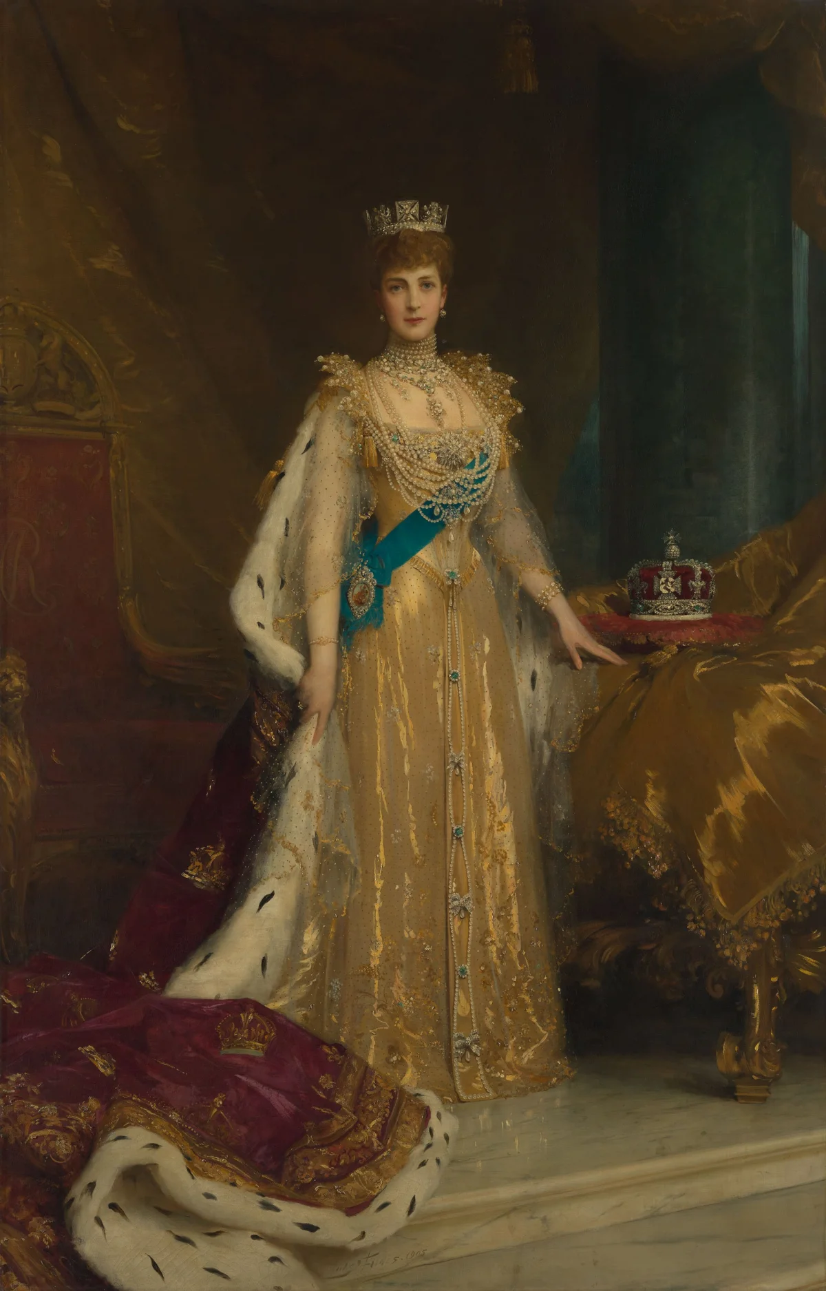 Buy Samuel Luke Fildes Queen Alexandra (1844-1925) Oil Painting - Hand Painted Reproduction