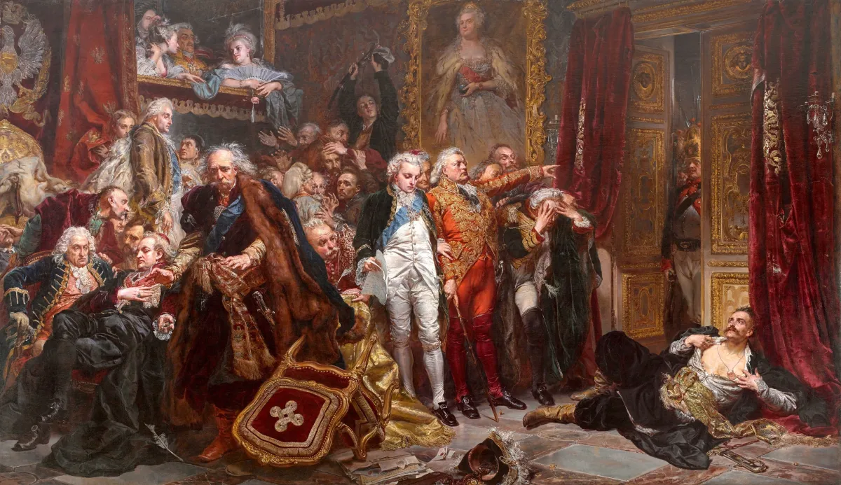 Buy Jan Matejko Rejtan Oil Painting - Hand Painted Reproduction