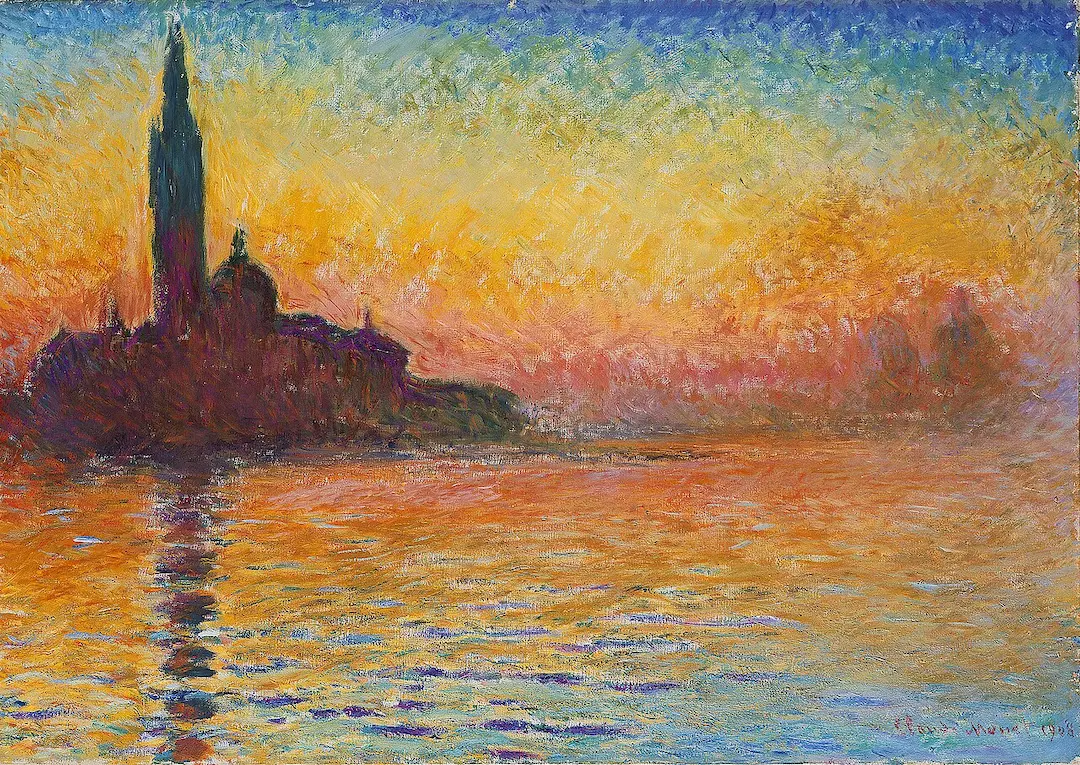 Buy Claude Monet San Giorgio Maggiore At Dusk Oil Painting - Hand Painted Reproduction