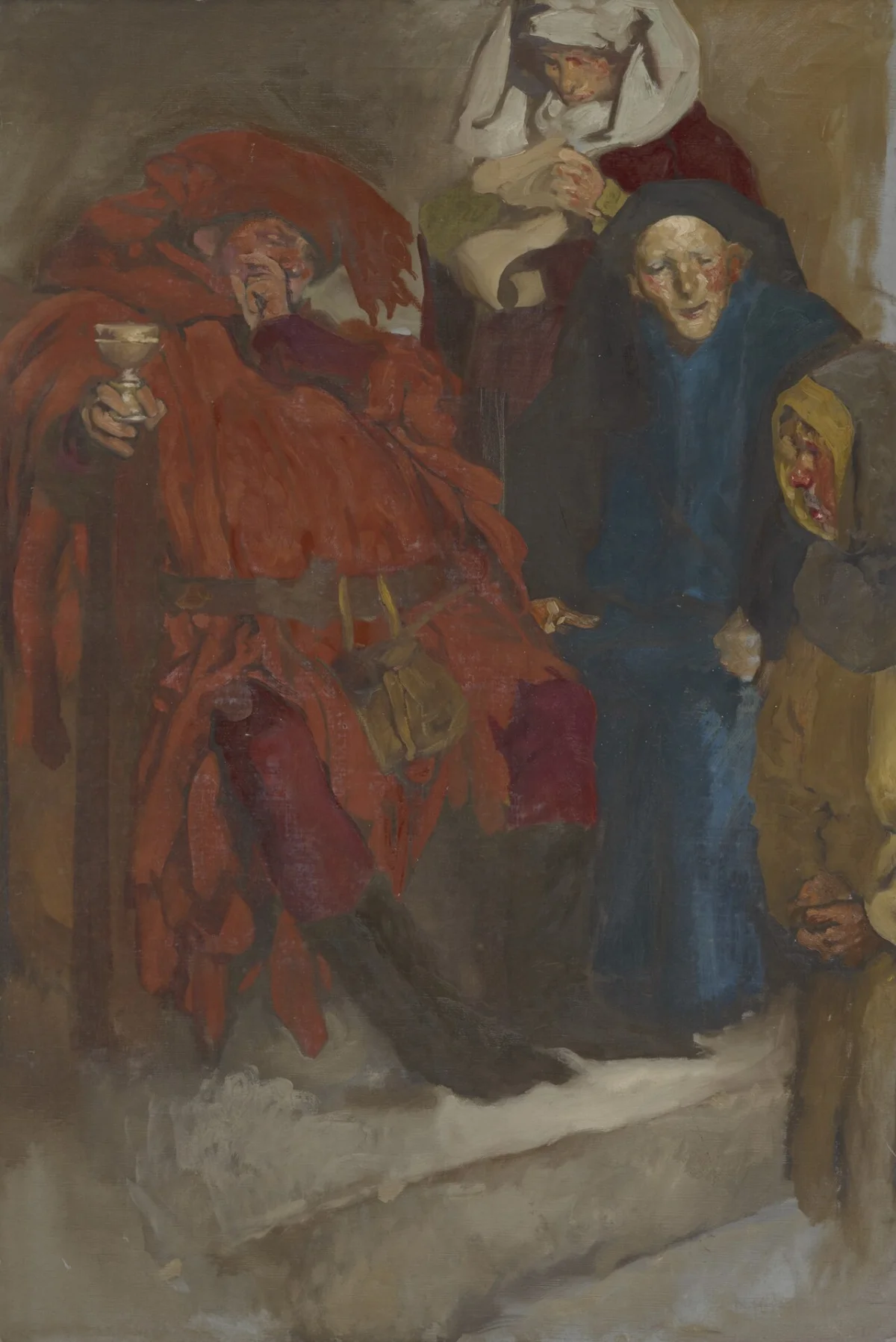 Buy Edwin Austin Abbey Study for Falstaff Oil Painting - Hand Painted Reproduction